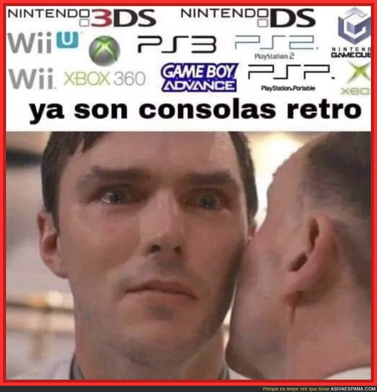 Nos hacemos mayores y no nos damos cuenta