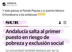 Disfruten lo votado en Andaluc&iacute;a