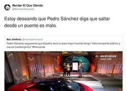 Haciendo siempre lo contrario a lo que diga Pedro S&aacute;nchez