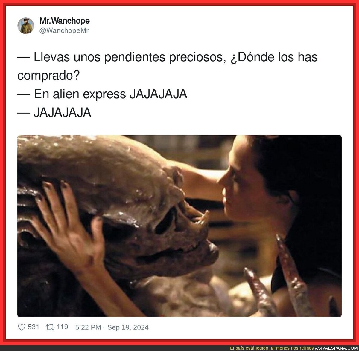 Un alien a la moda