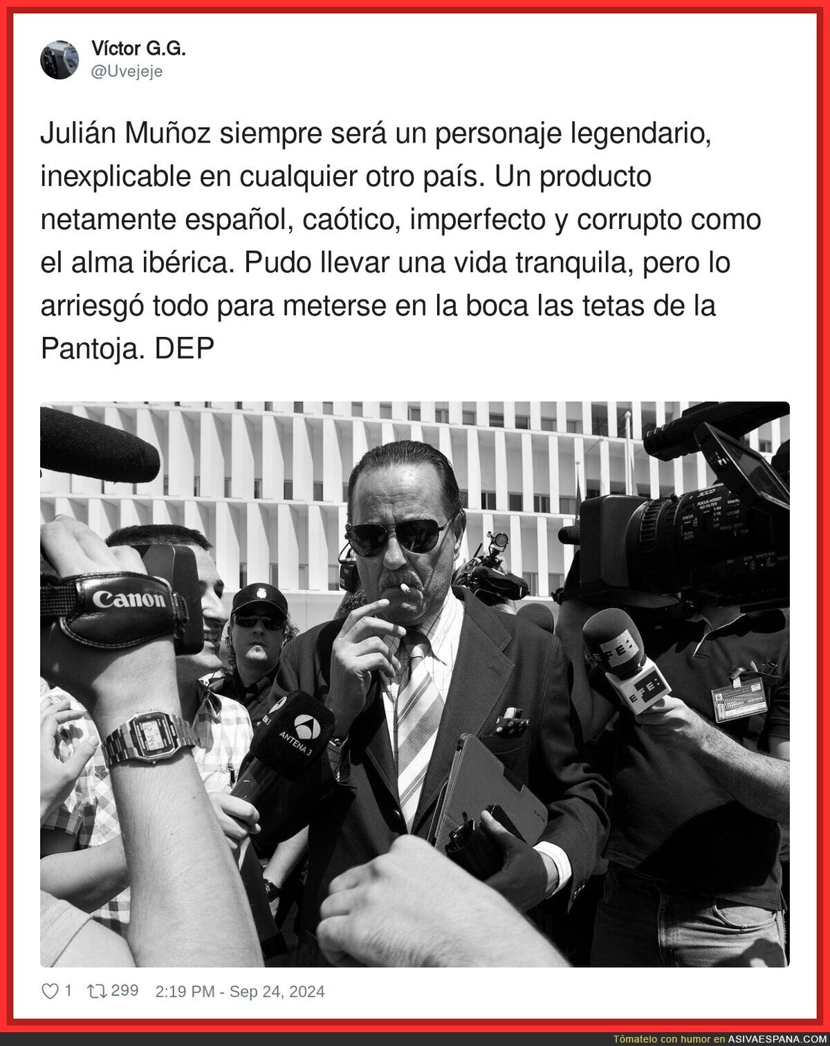 Julián Muñoz era producto español 100%