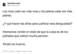 Los ricos cada vez m&aacute;s ricos y los pobres cada vez m&aacute;s pobres