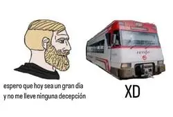 Renfe siempre est&aacute; ah&iacute; para joder el d&iacute;a