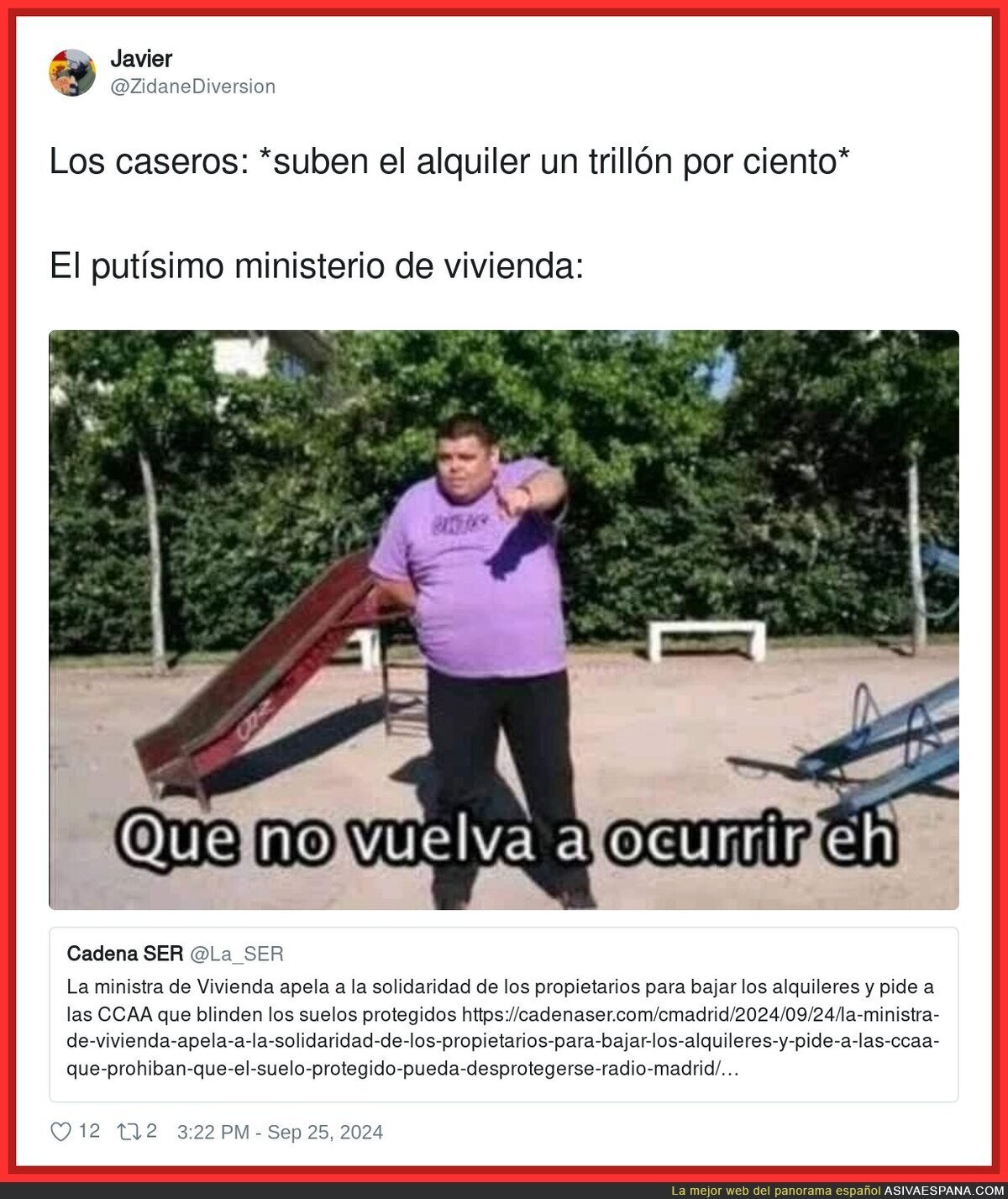 Y aquí no ha pasado nada