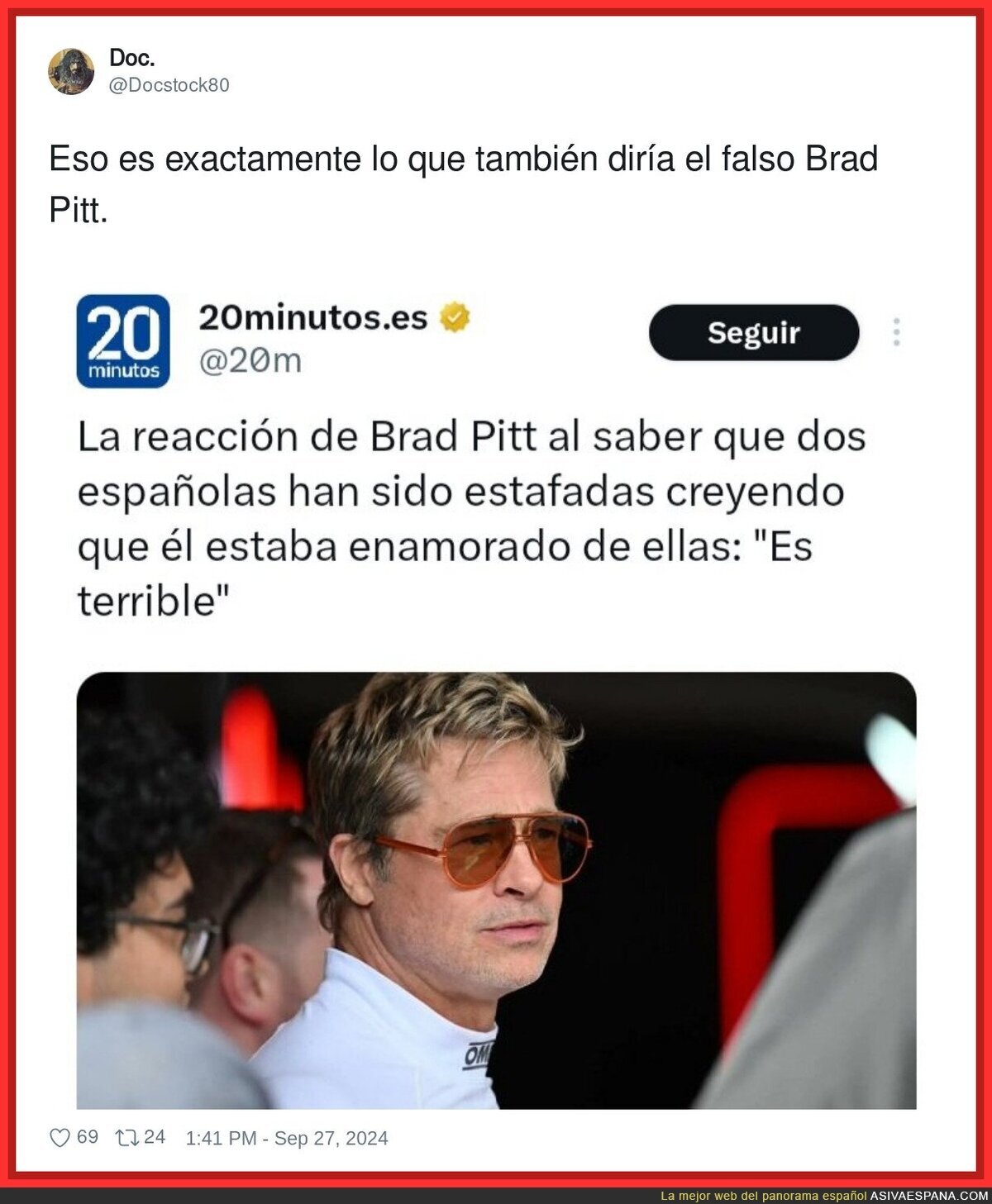 Gran consuelo del Pitt