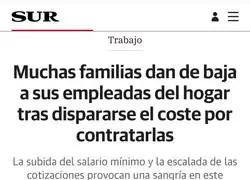 Pobres, que los pijos van a tener que lavarse su propia ropa y recoger su propia mierda