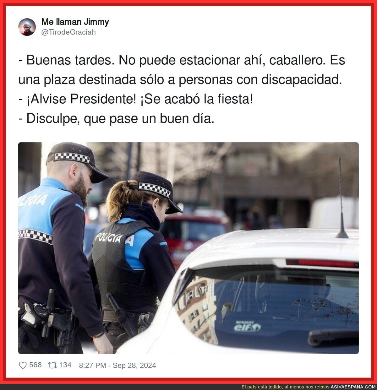 Plazas especiales para votantes de Alvise