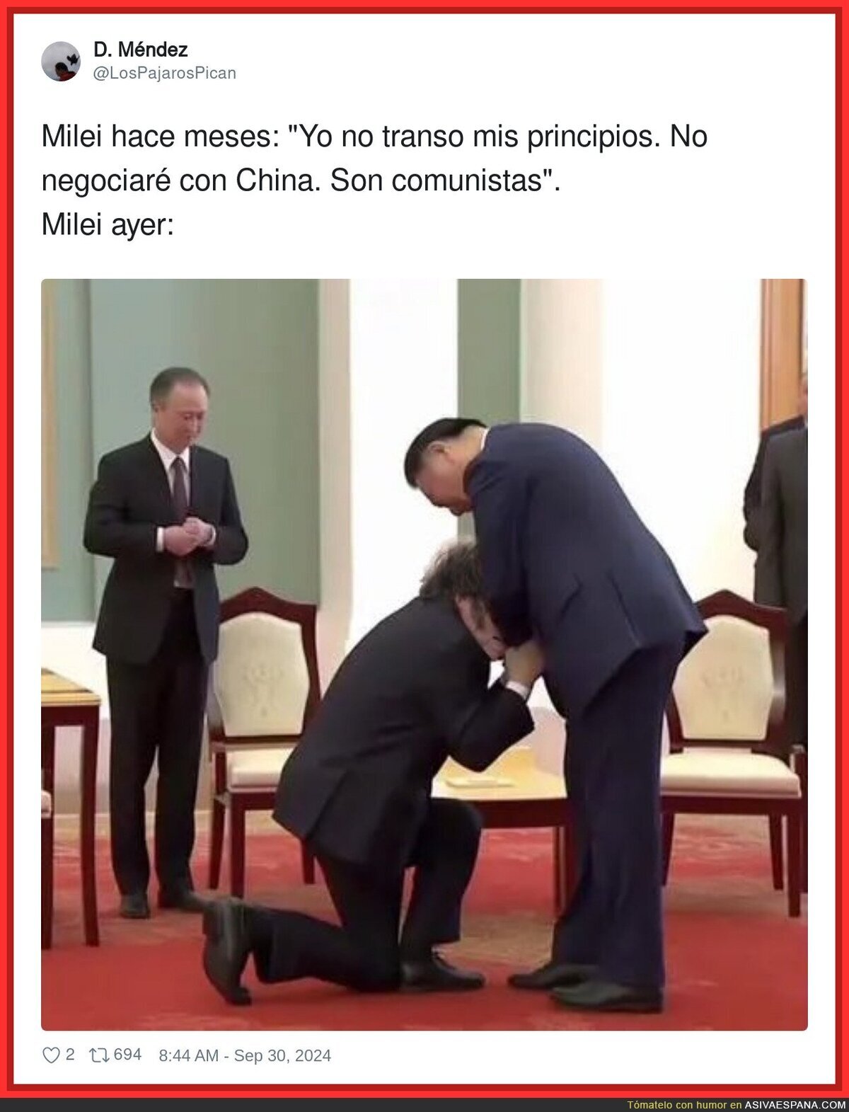 Donde dije digo, digo Diego
