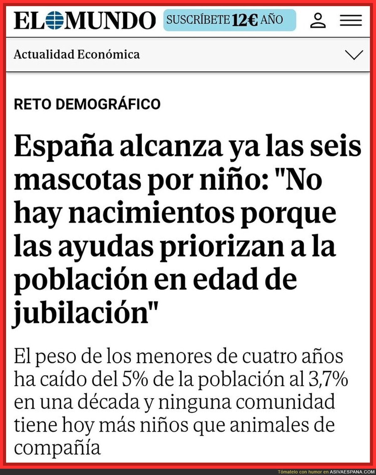 Precariedad laboral + vivienda prohibitiva + precios desorbitados = baja natalidad