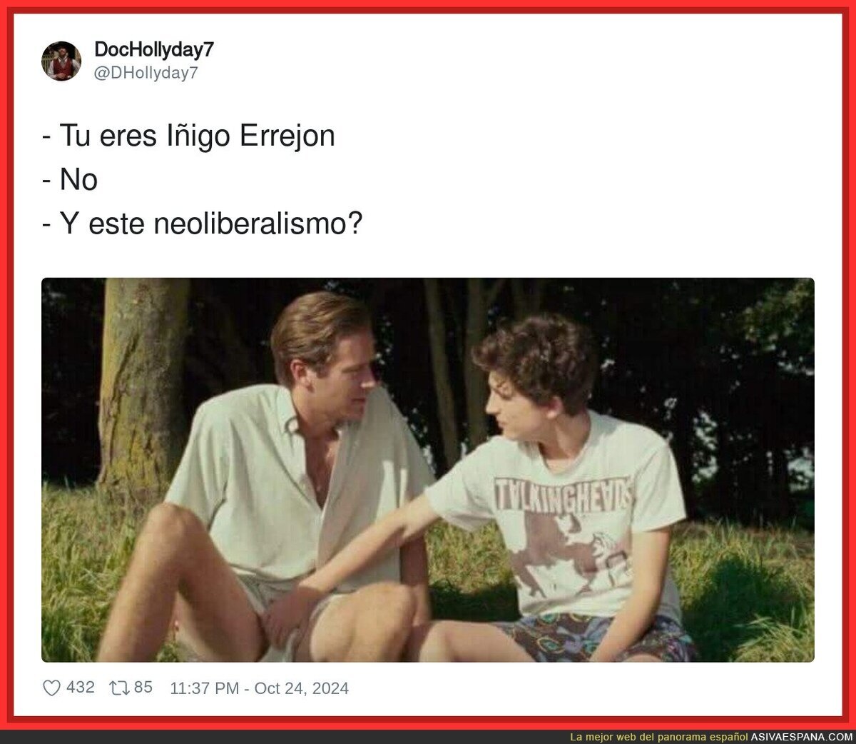 La culpa para el neoliberalismo