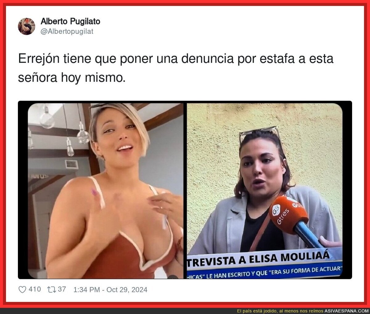 Elisa Mouliaá sorprende con su imagen física