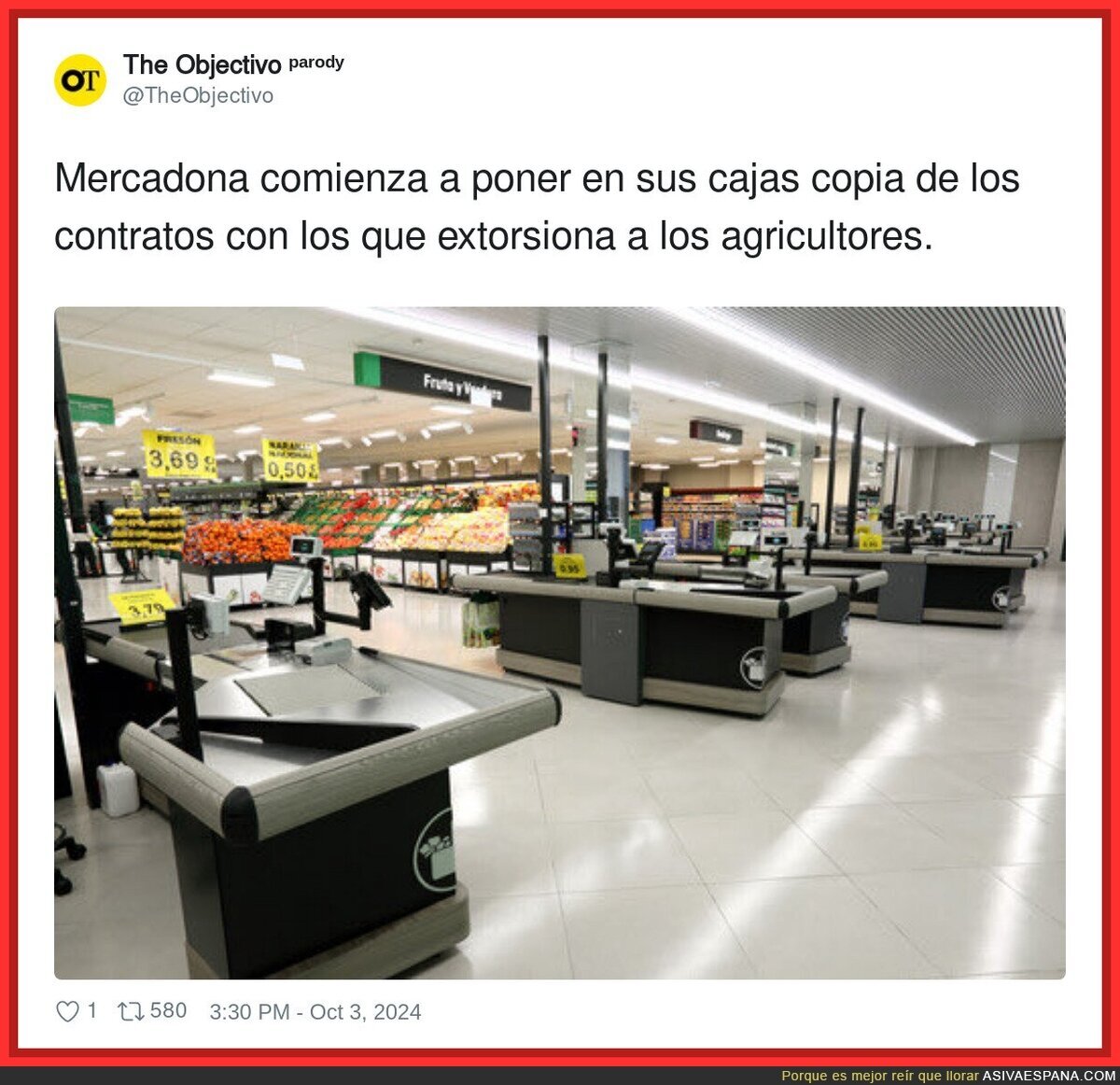 Ojalá esta noticia fuera verdad