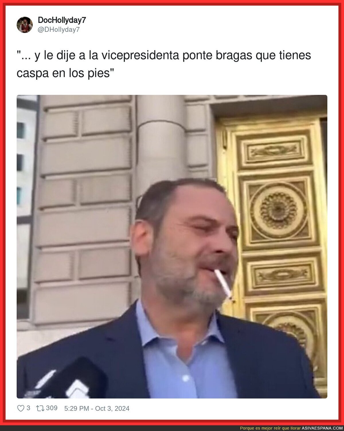 Siguen los chistes de Ábalos