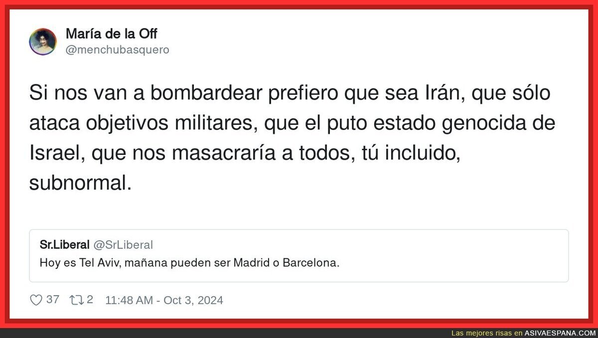 Pues tienes razón, mejor Irán
