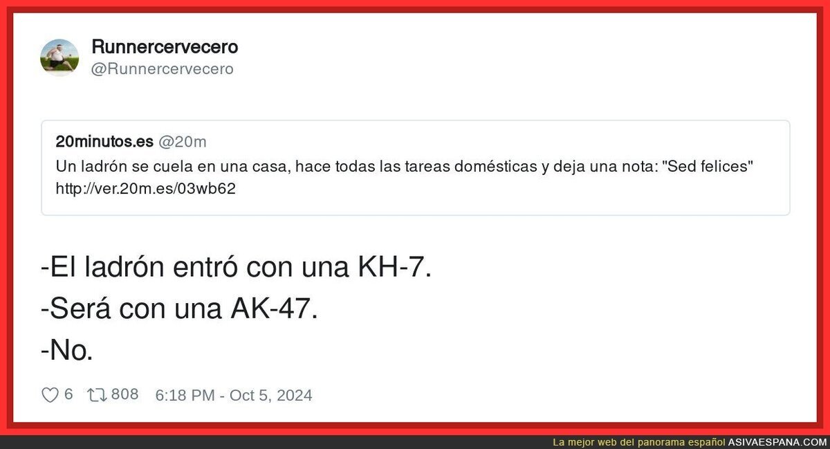 Cómo han cambiado los ladrones