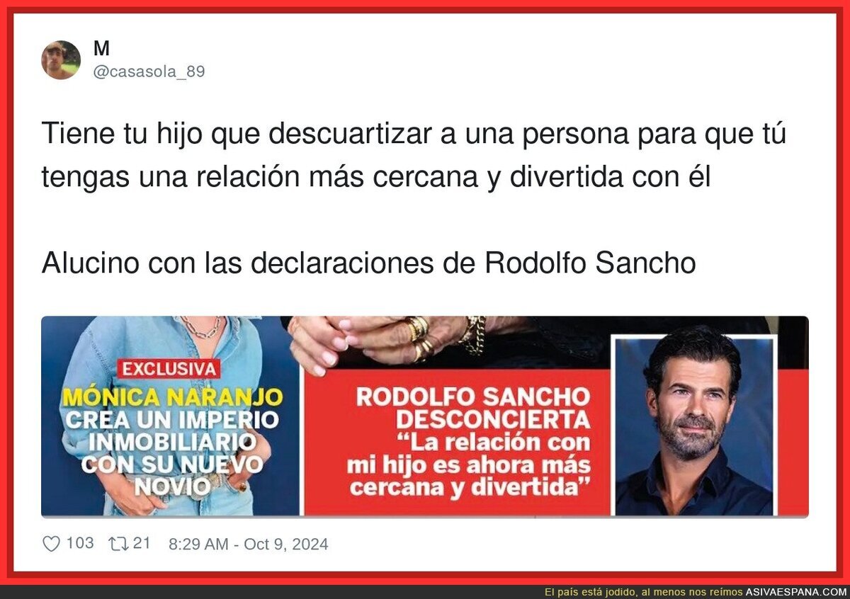 Alucinando con Rodolfo Sancho