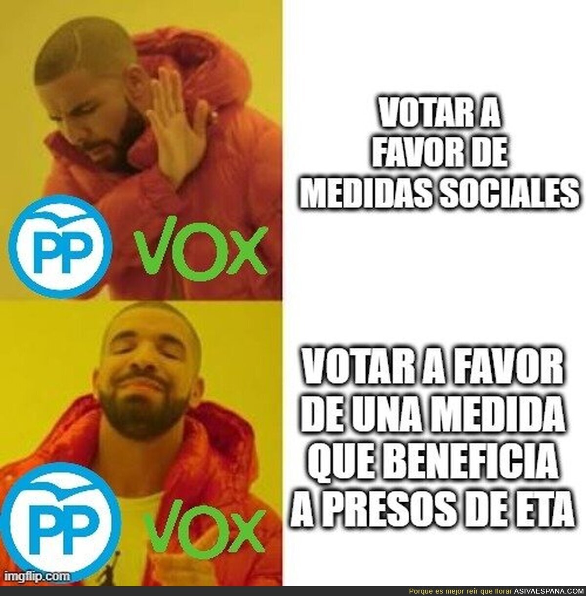 "Txapote, vótame por favor", Feijóo dixit