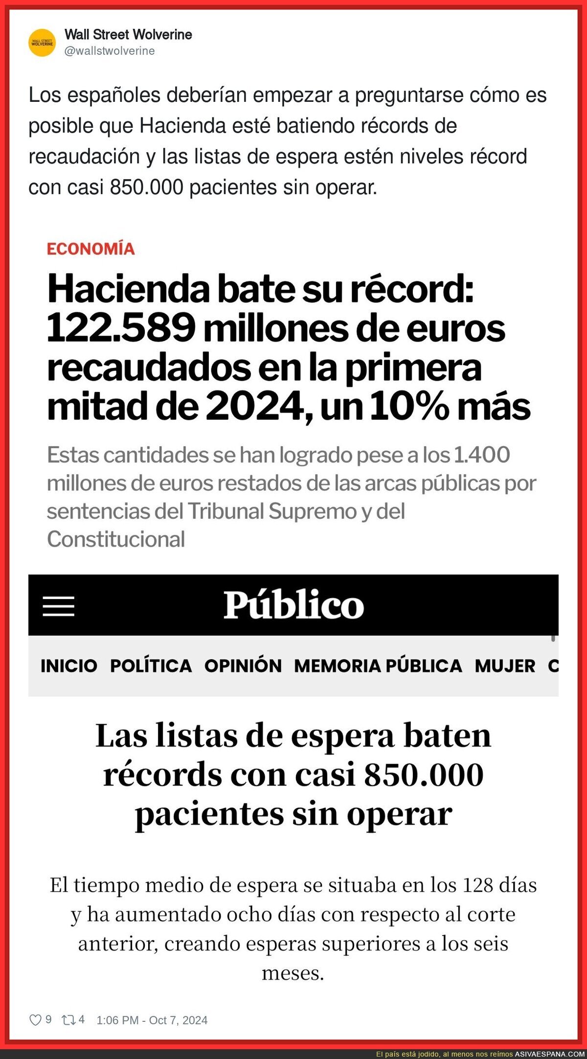 ¿Alguien entiende algo en España?