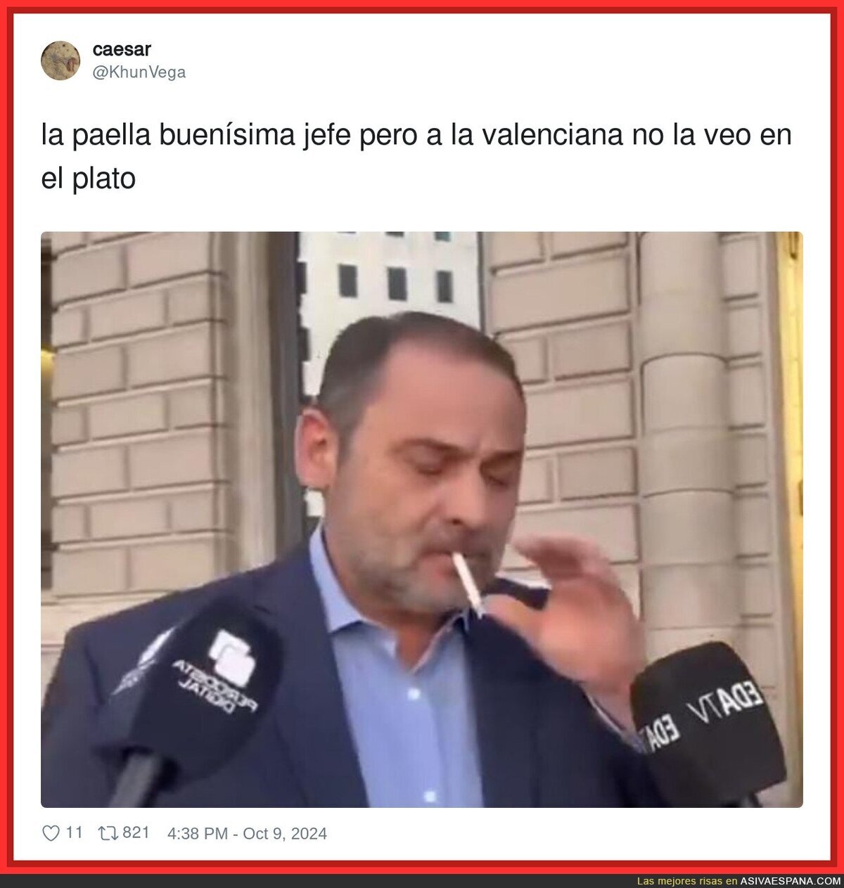 Siempre lo mismo con las paellas