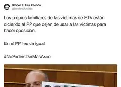 El PP no tiene respeto por las v&iacute;ctimas de ETA