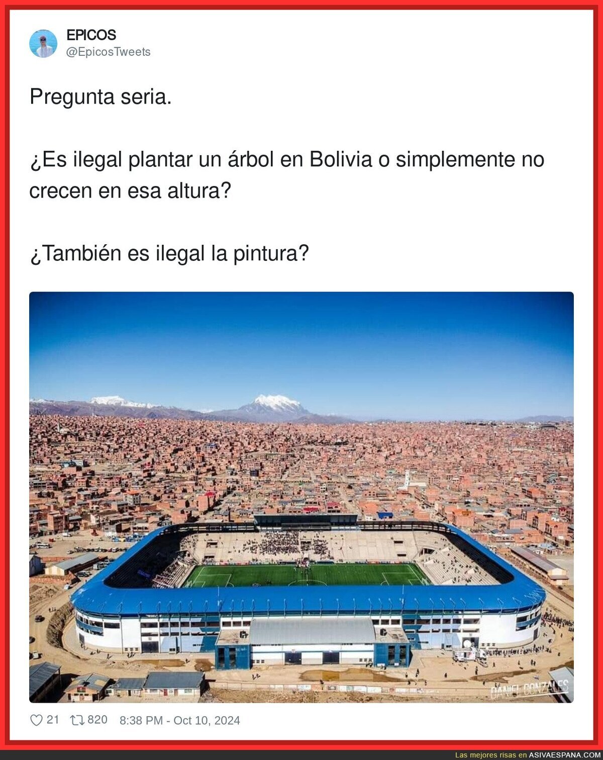 La polémica que hay sobre Bolivia