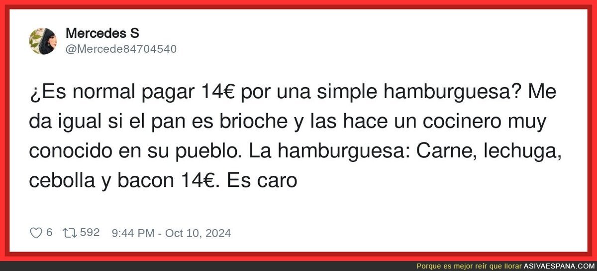 Se salió de control las hamburguesas