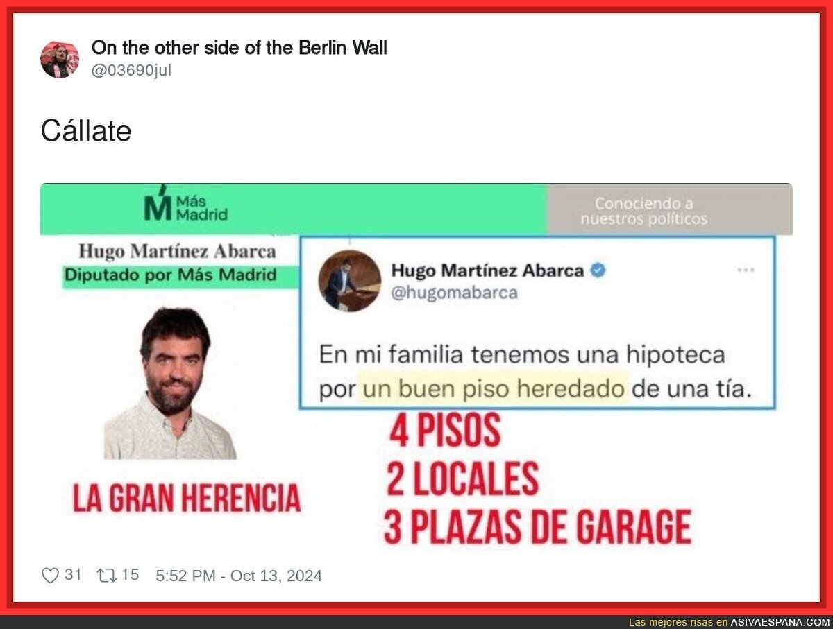 Que buena vida la de Hugo