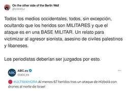 Los periodistas son c&oacute;mplices de tal barbarie