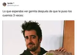 Lo que esperaba ver gemita despu&eacute;s de que le puso los cuernos 3 veces: