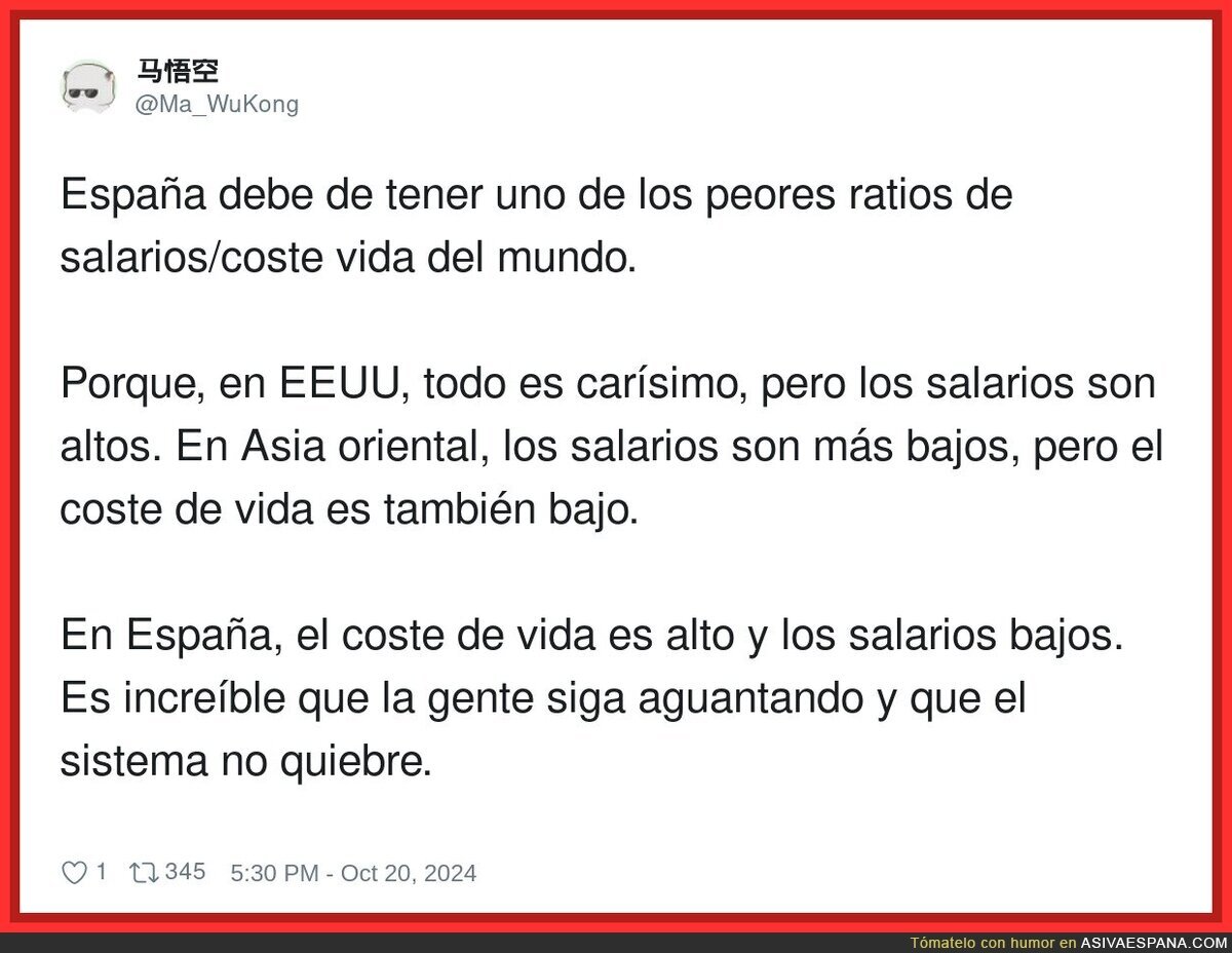 España va de mal en peor
