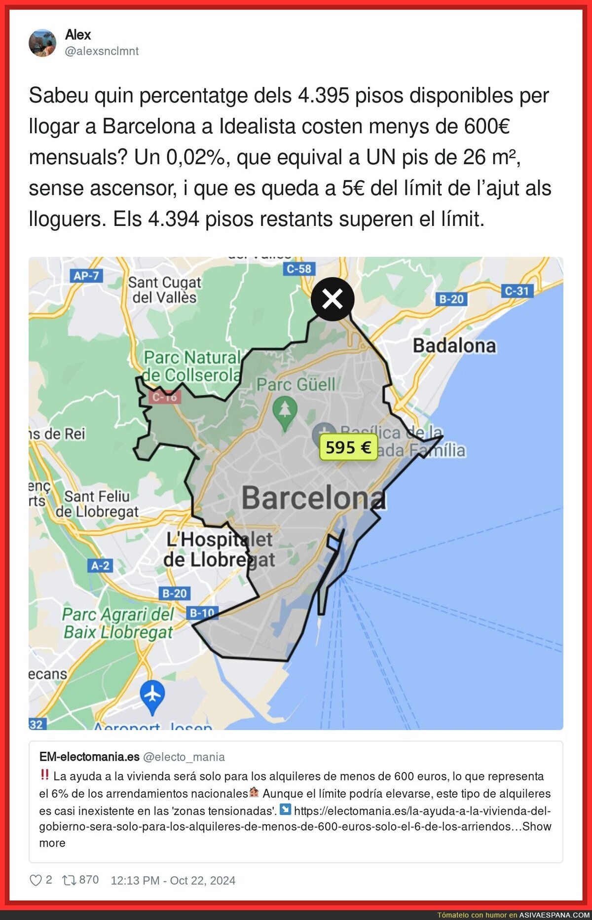 La ayuda para alquileres de menos de 600€ no sirve de nada
