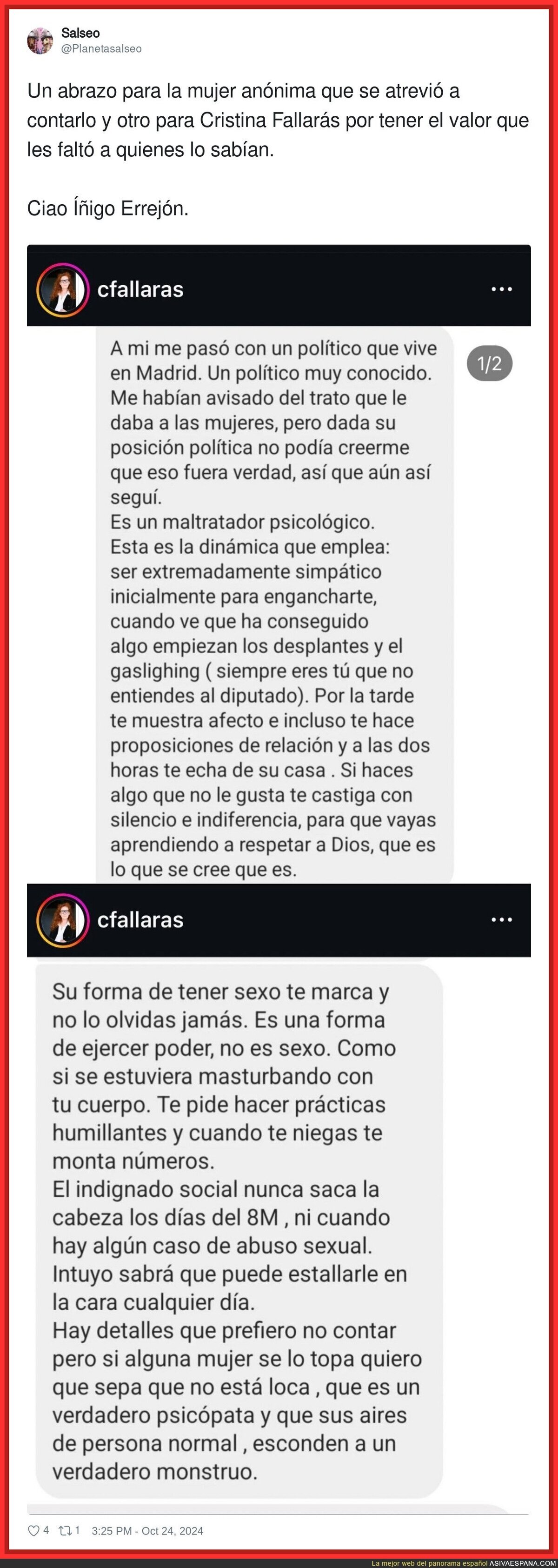 Así explotó todo contra Íñigo Errejón