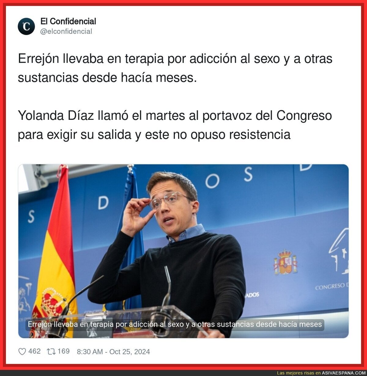 Íñigo Errejón era un peligro y muchos lo han encubrido