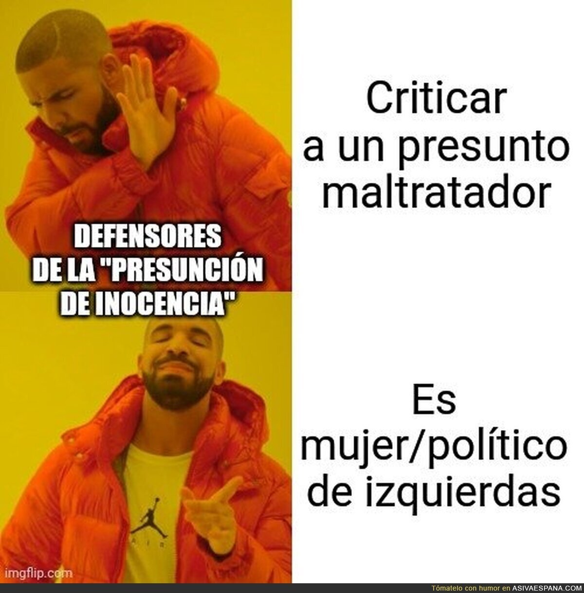 Que no se note el doble rasero