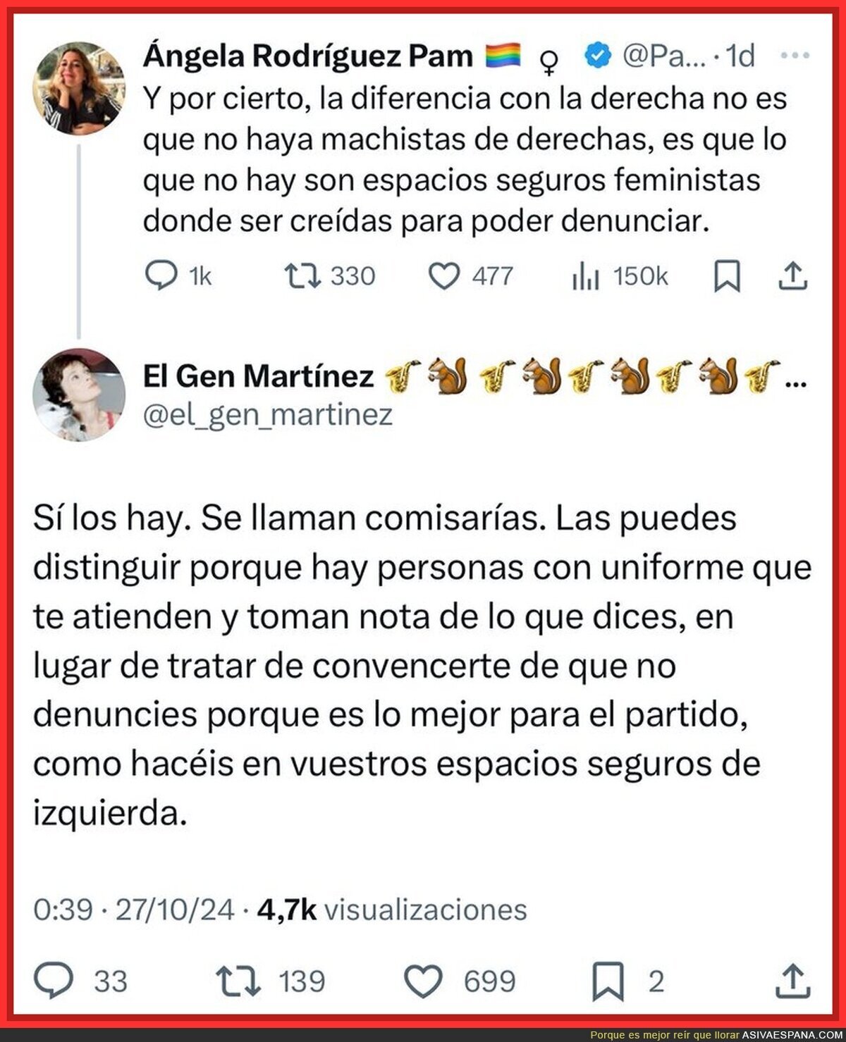 El lugar ideal para denunciar