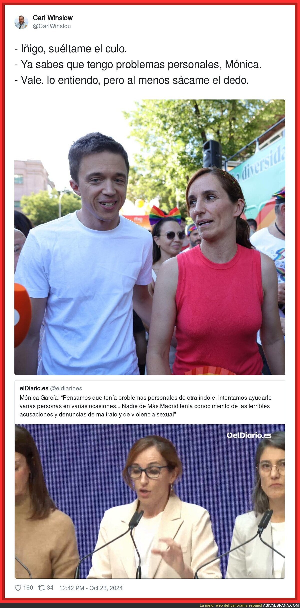 Cuidado con Íñigo Errejón