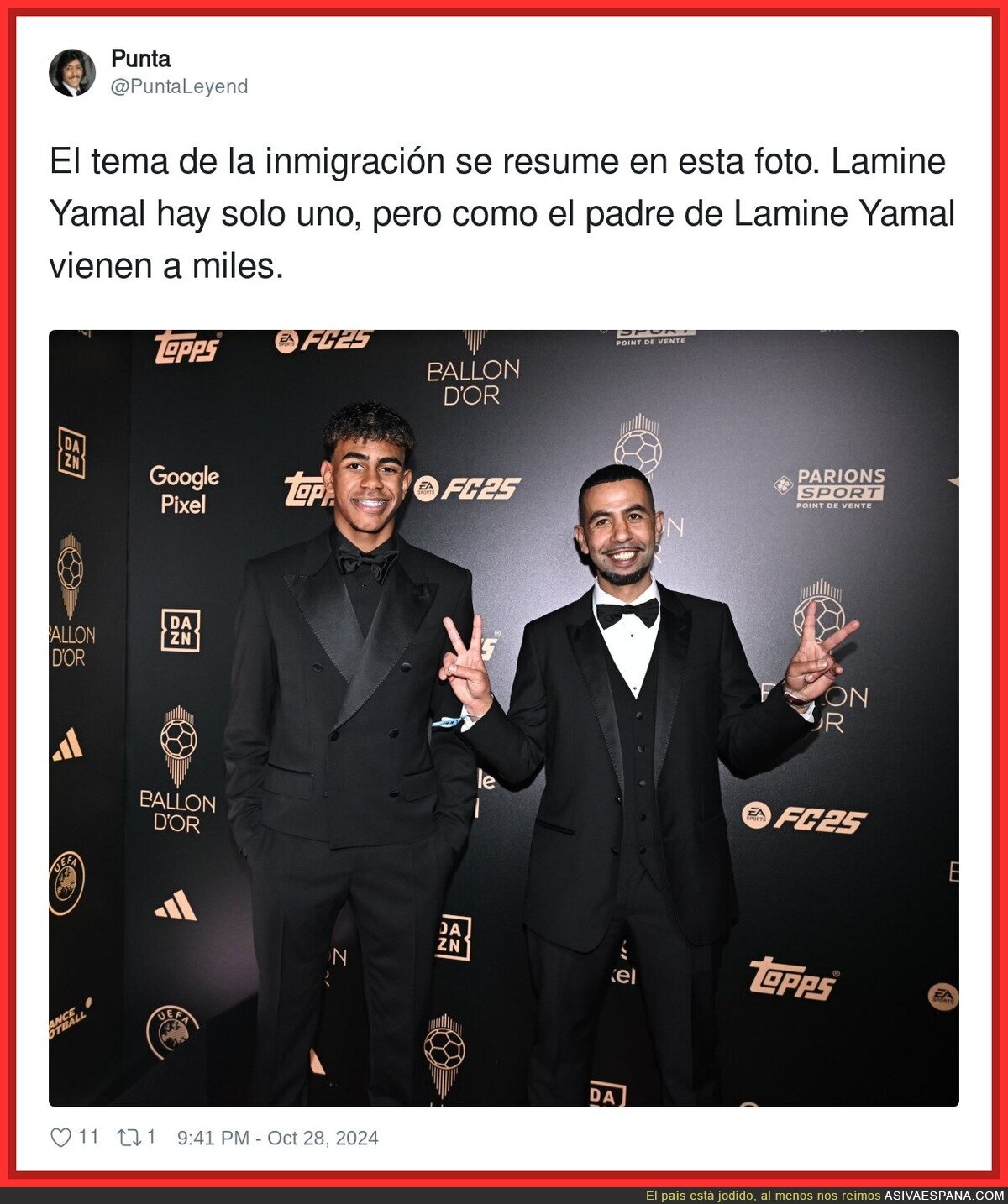 Pobre Lamine Yamal el padre que le ha tocado