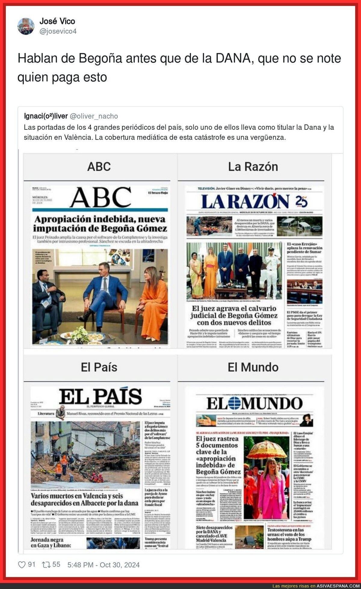 El periodismo español es una auténtica vergüenza