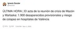 Liada extrema en Valencia