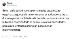 Los intereses de los supermercados
