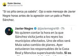 Javier Negre deber&iacute;a ser juzgado por este tipo de mensajes contra Pedro S&aacute;nchez