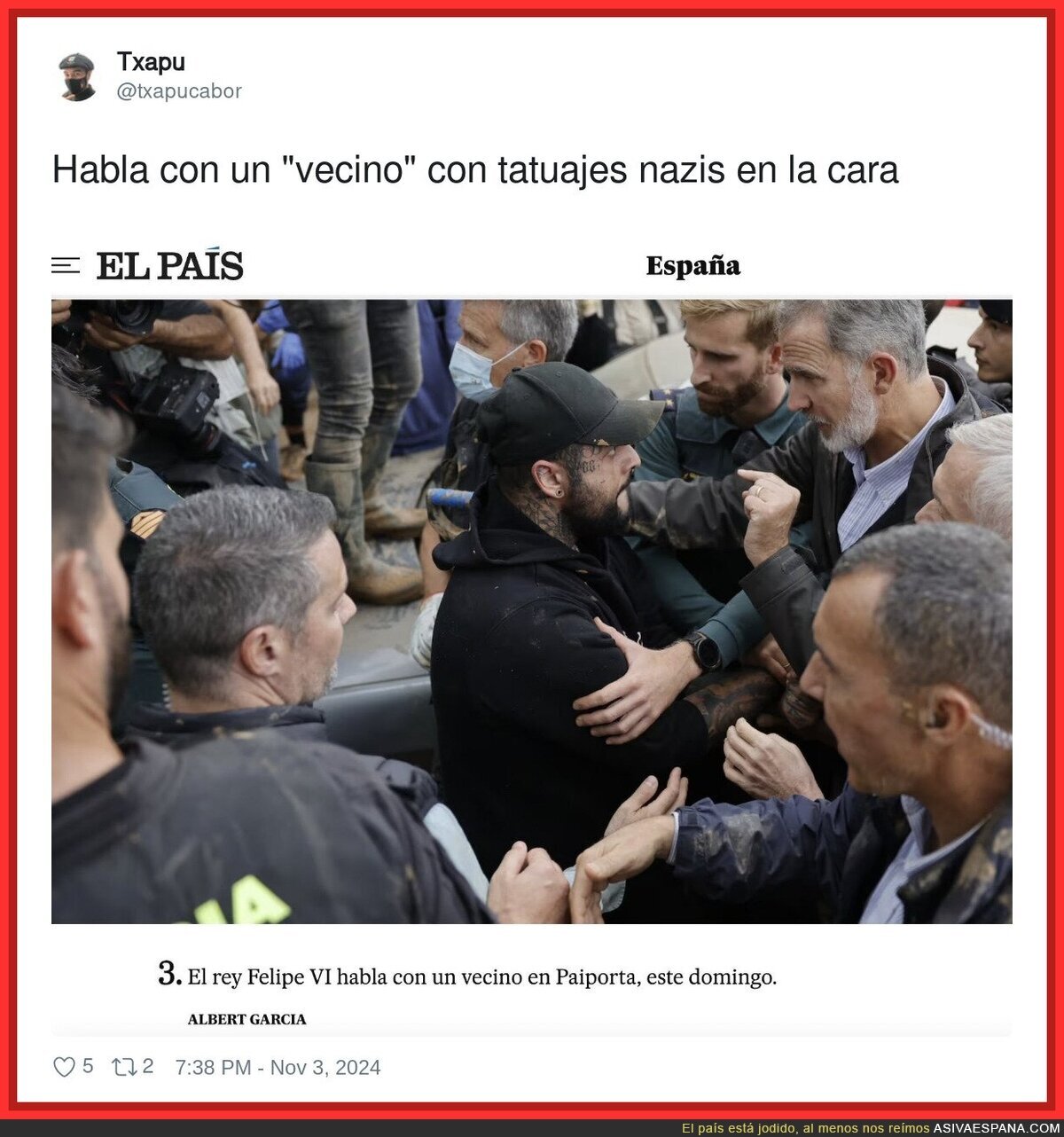 El típico vecino que te encuentras