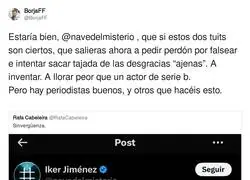 Iker Jim&eacute;nez ha quedado retratado con su periodismo buscando tragedias