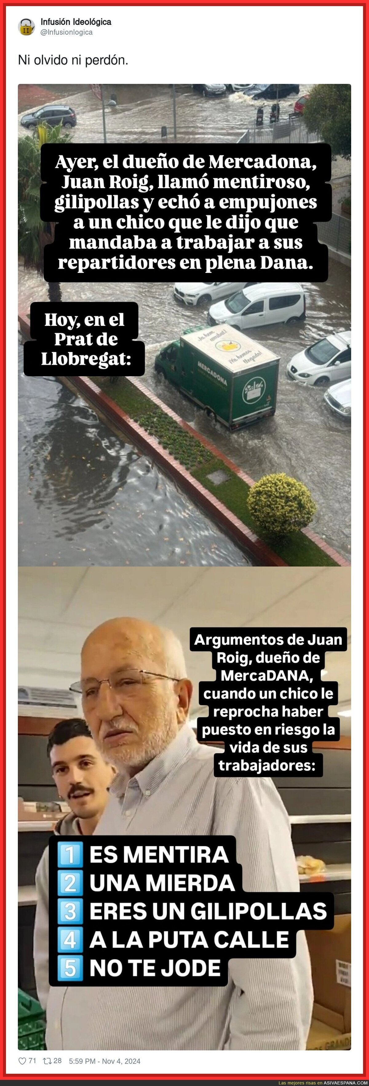 Juan Roig ha quedado retratado con Mercadona
