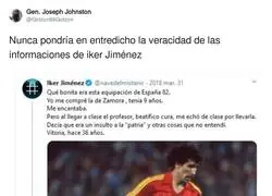 Iker Jim&eacute;nez nunca ha dicho la verdad