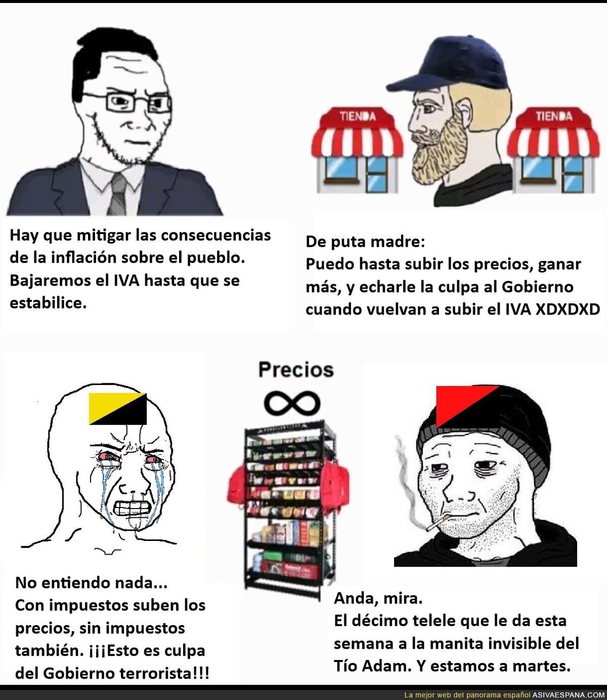 Seguro que gotea hacia abajo y nos beneficiamos todos... JAJAJAJAJAJA