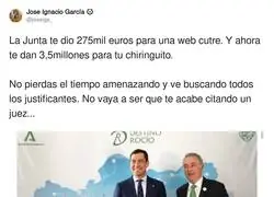 La buena vida de Jos&eacute; Manuel Soto con el presidente del PP andaluz
