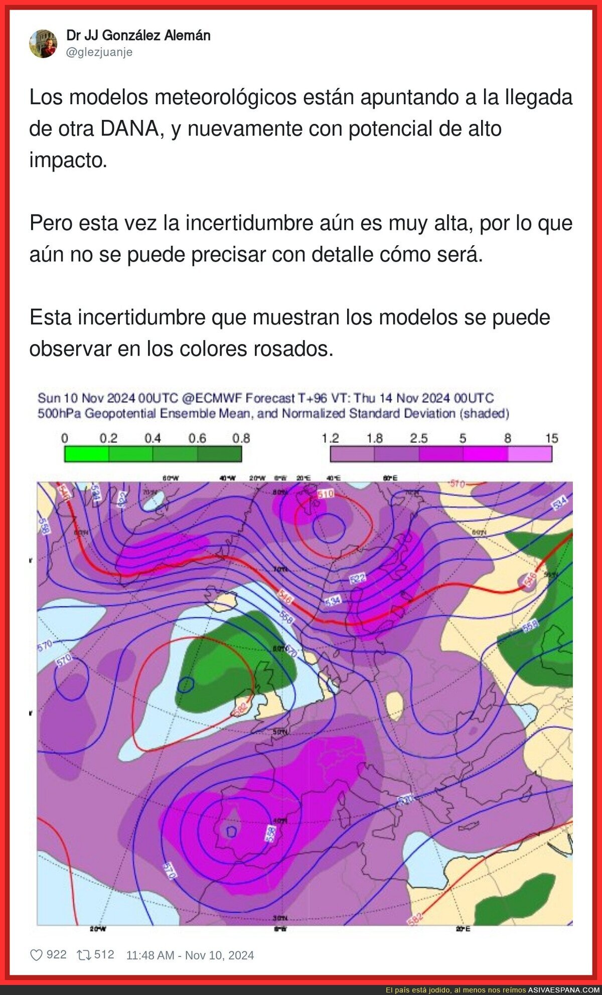 Cuidado en las próximas horas o días