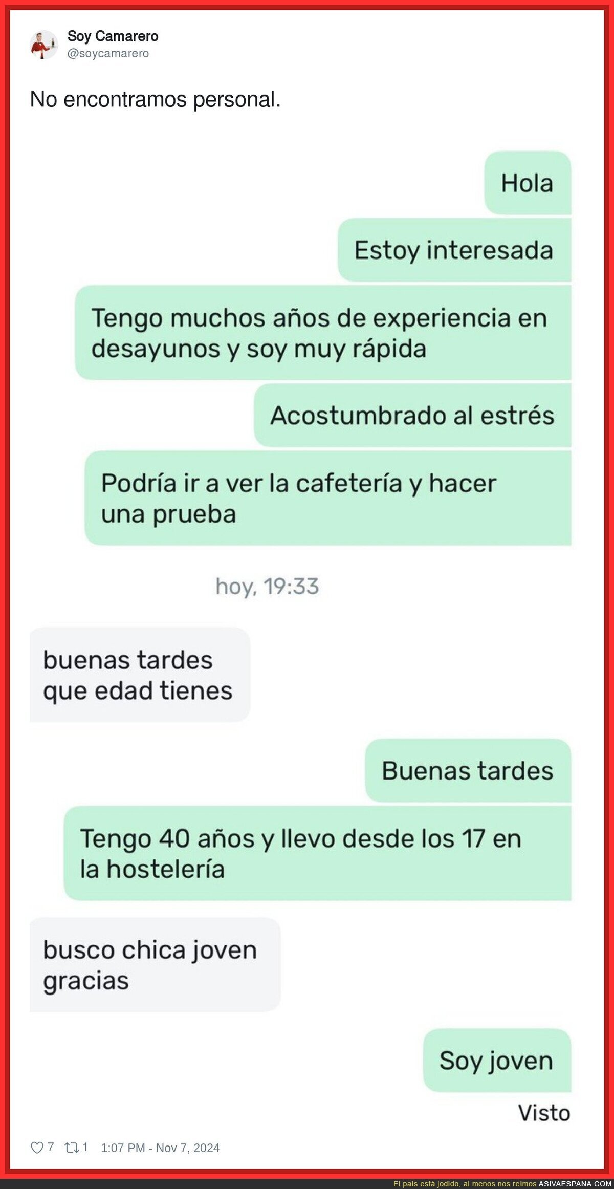 Así se discrimina por edad en los trabajos