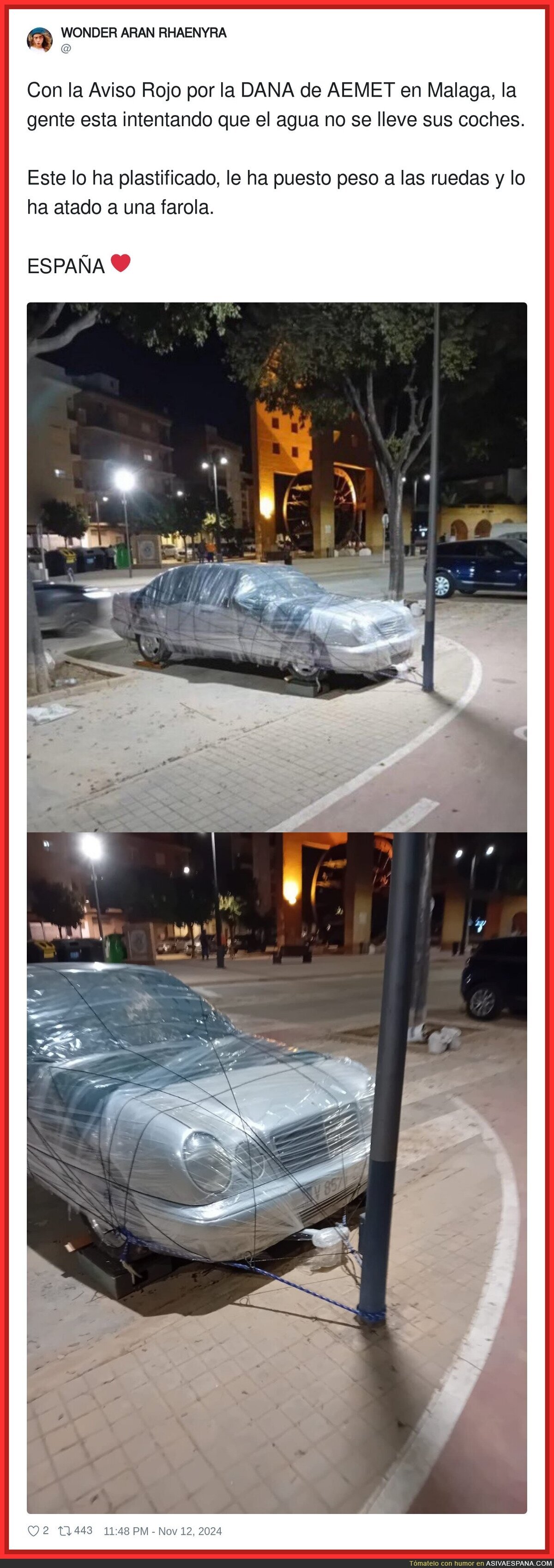 España es un país insuperable ante el aviso de la DANA